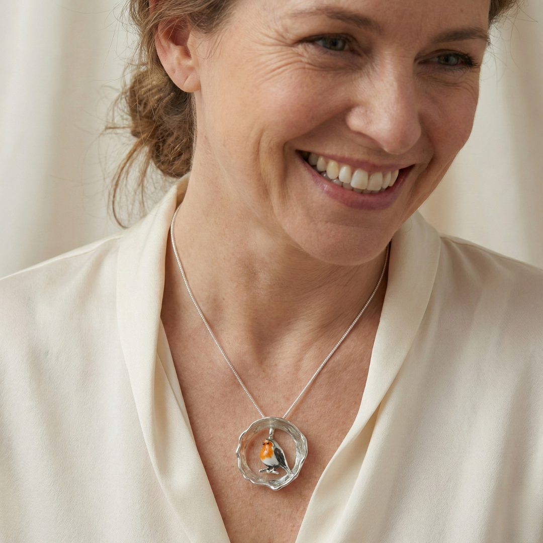 Dames ketting met vogeltje