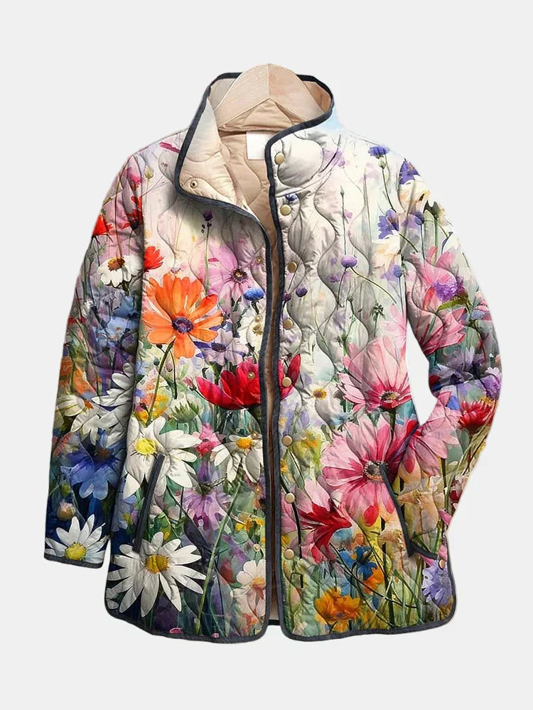 Kaia | Jakke med blomstermønster
