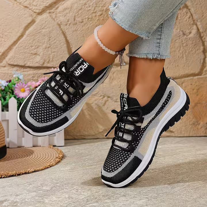 Åndbare ortopædiske sneakers til kvinde