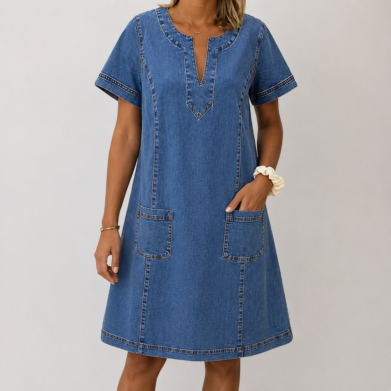 Augusta | denim jurk