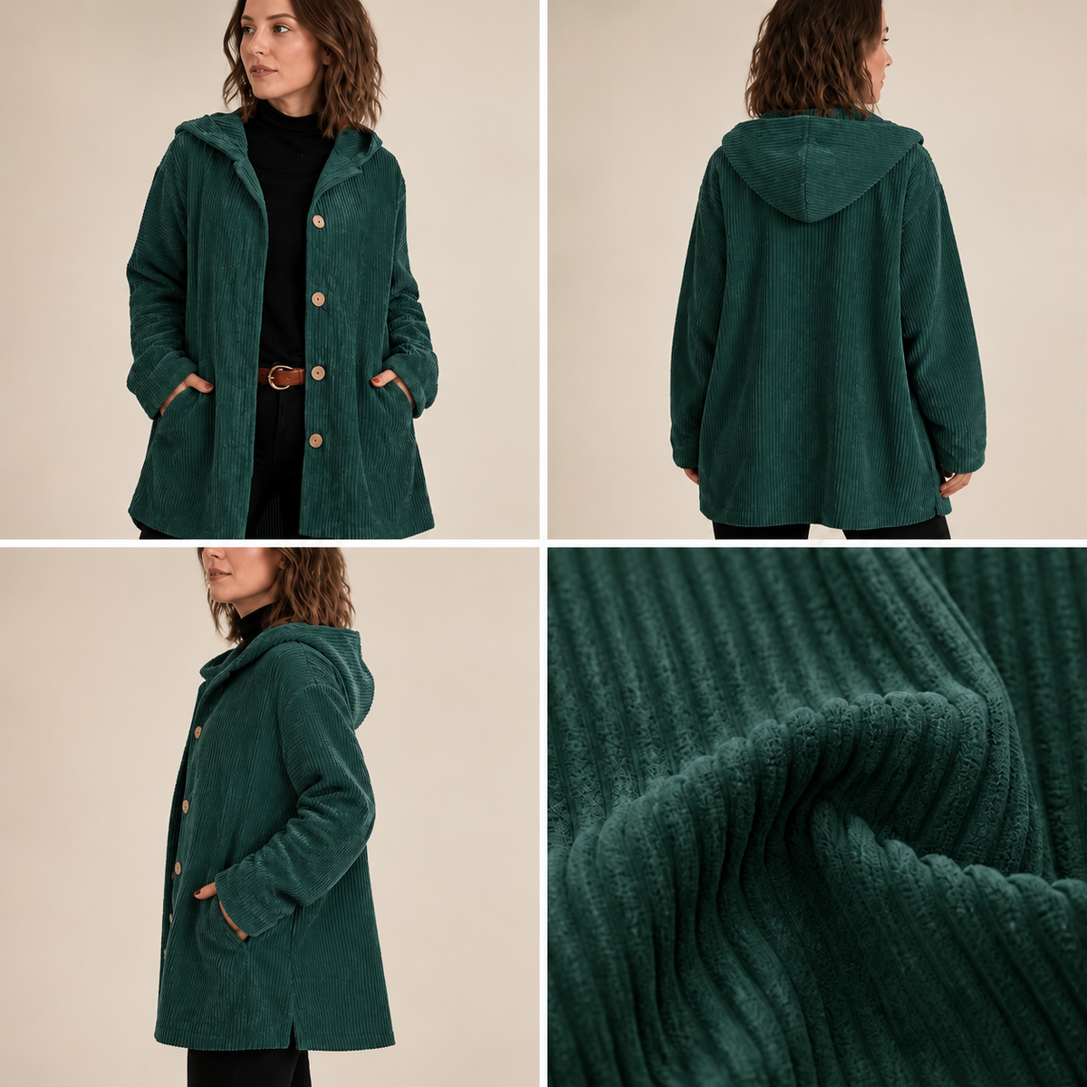 Valdera 🧥 Corduroy jas met capuchon ✨