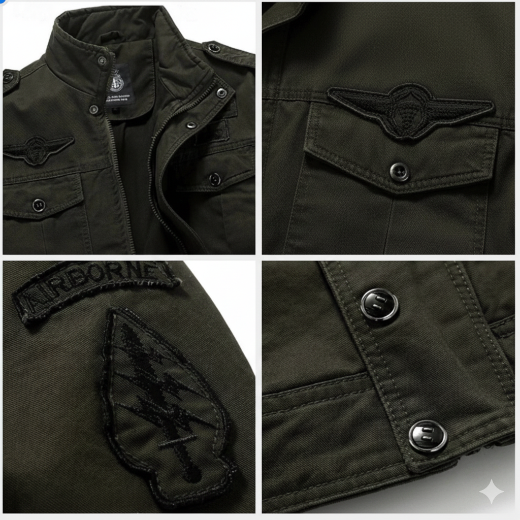 MARCEL | JAS IN MILITAIRE STIJL