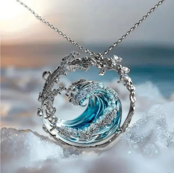 Ketting met oceaangolf