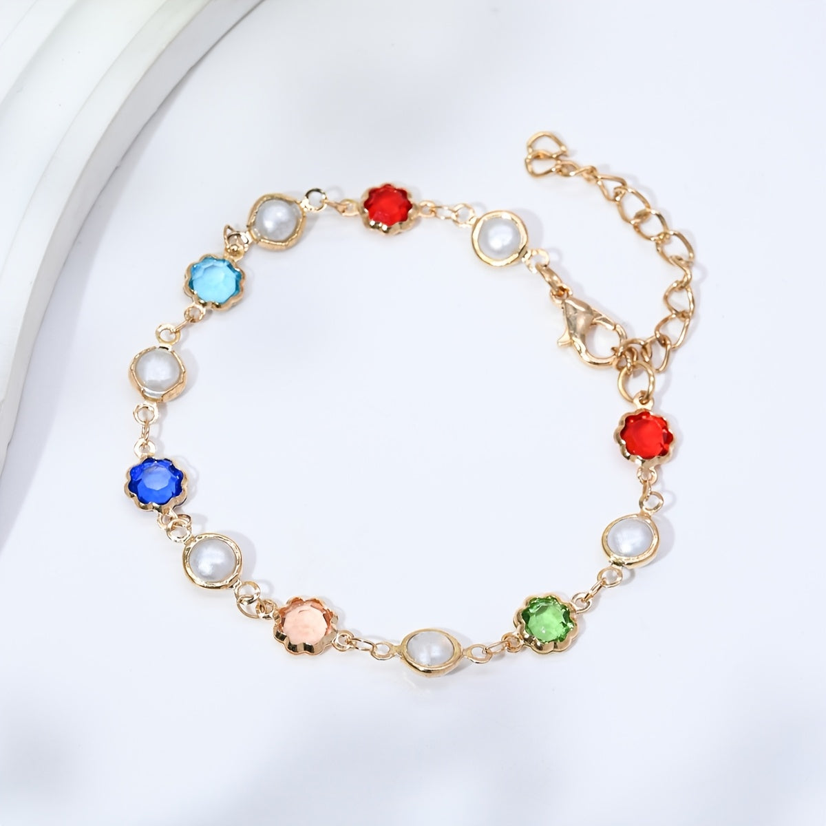 Elegante kleurrijke armband