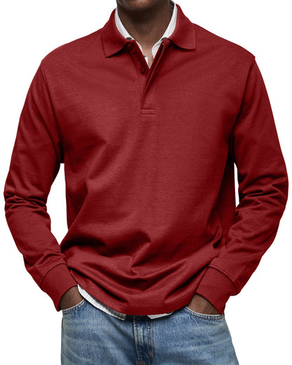 MARCONELLI | poloshirt med lange ærmer