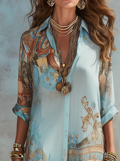 Baroque™ Elegante Vloeiende Zomerjurk