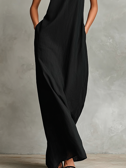 Vanessa - linnen jurk