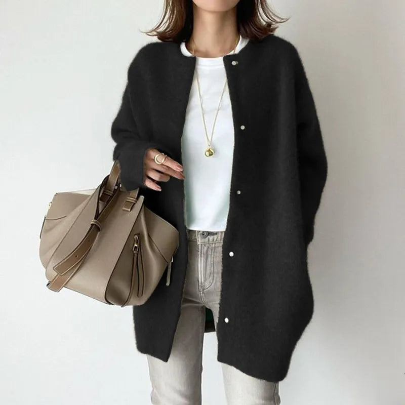 Juliette™ – Lang cardigan i blød uld