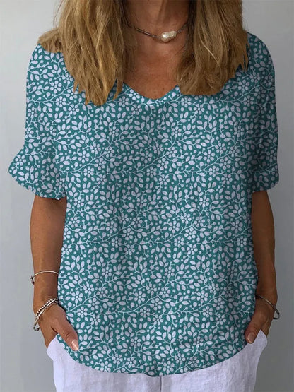 Nina - blouse met bloemenprint