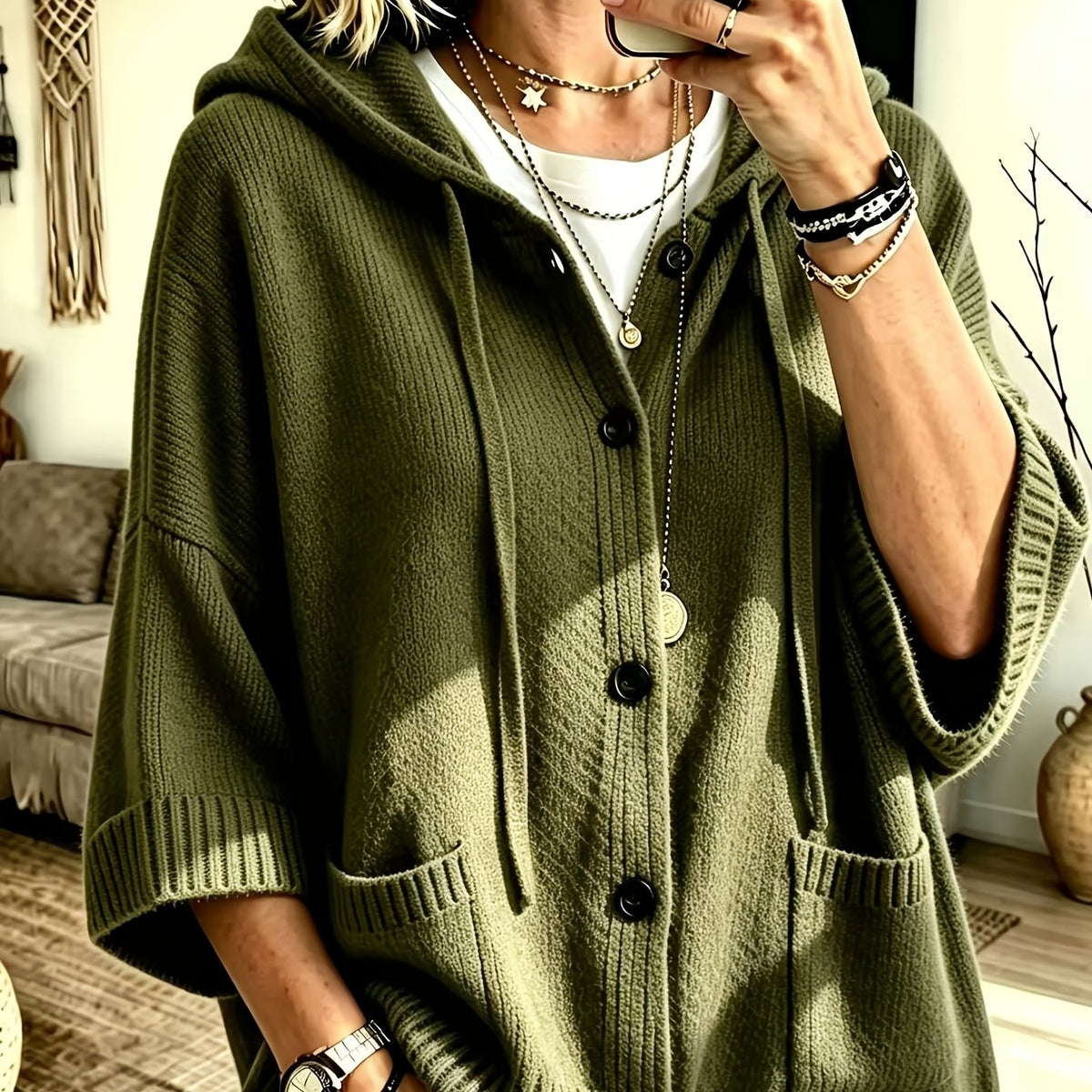 Teresa - merinowollen cardigan