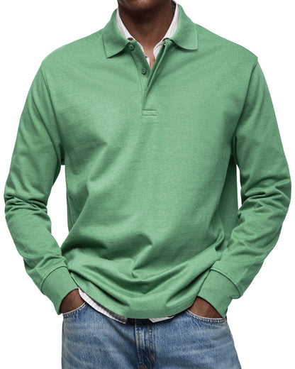 MARCONELLI | poloshirt med lange ærmer