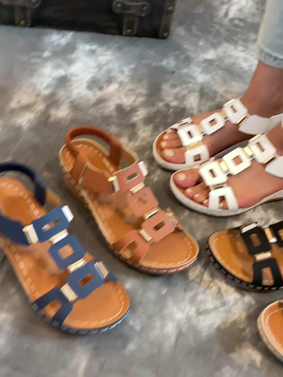Elegante comfortabele sandalen