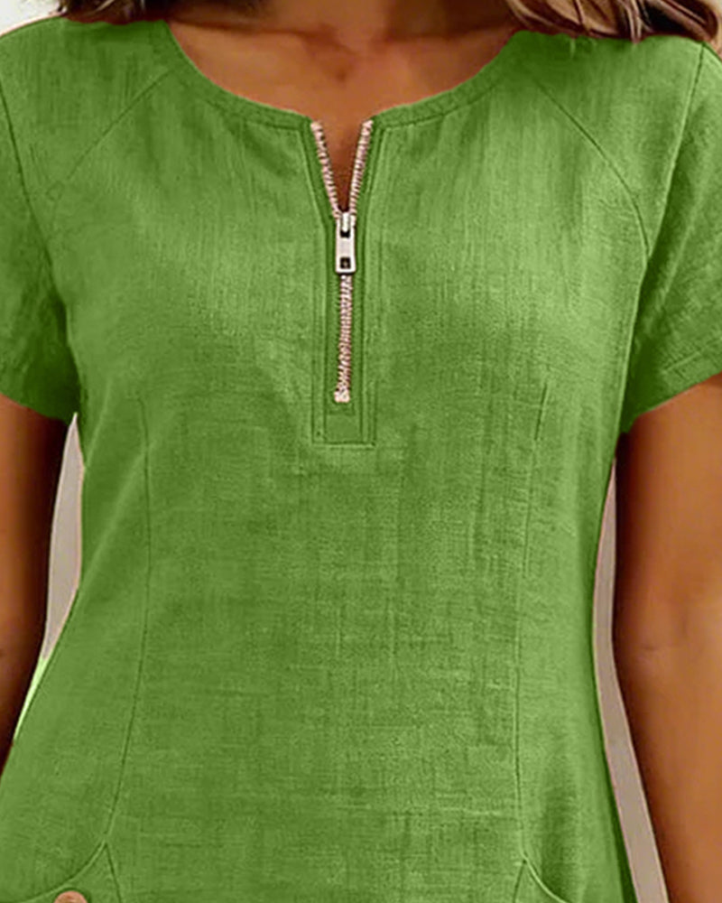 Lina™ Jurk — Natuurlijke elegantie voor alledag