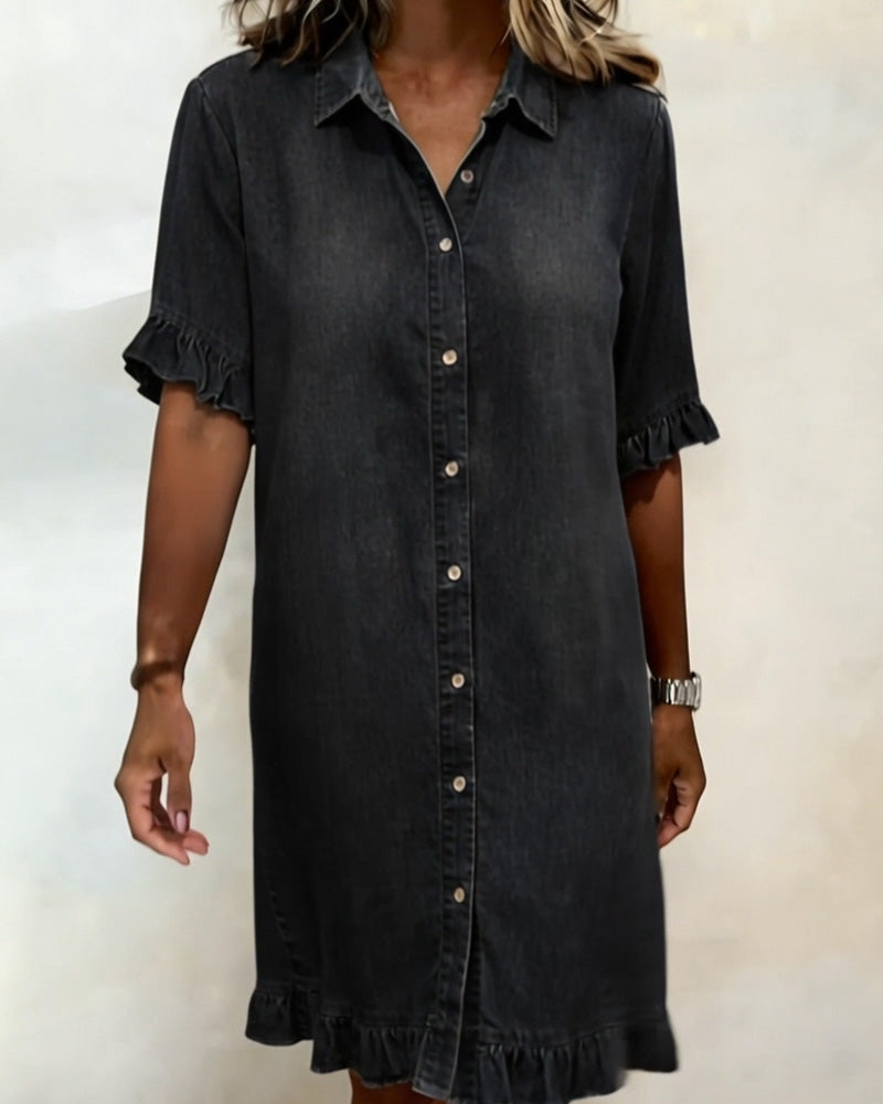 Linea - denim jurk