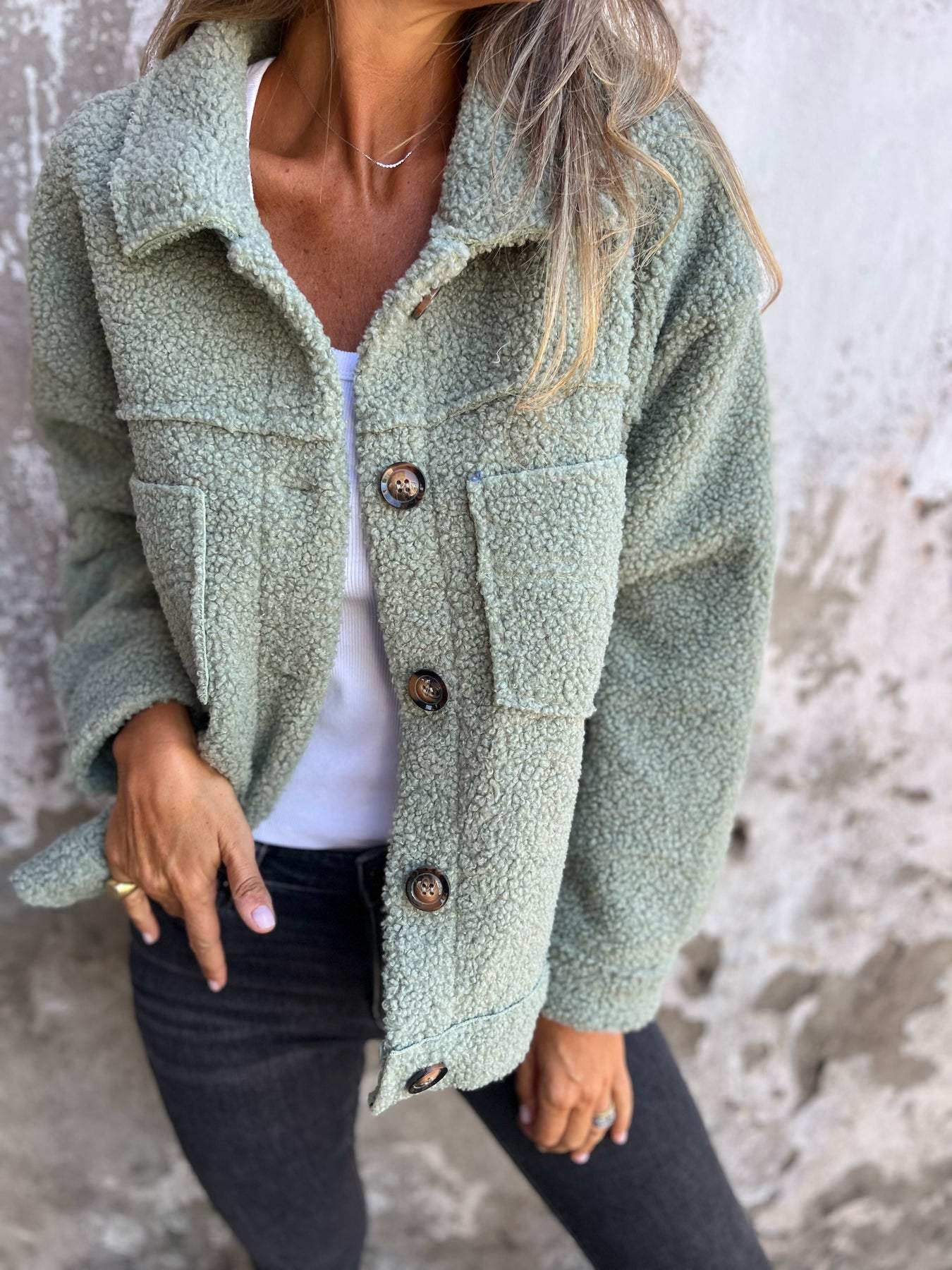 Alizée | Hyggelig jakke med knapper