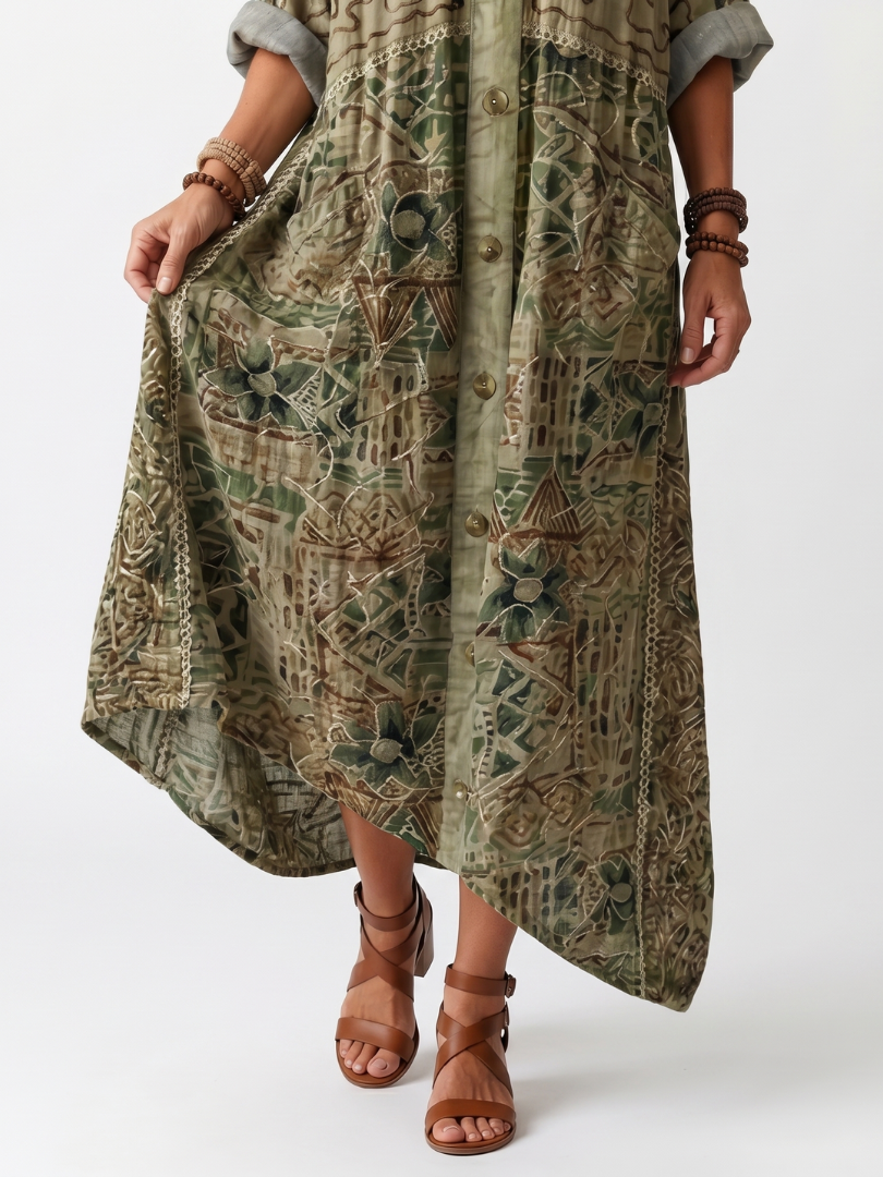 Aleta | Midi Jurk