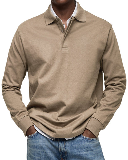 MARCONELLI | poloshirt med lange ærmer