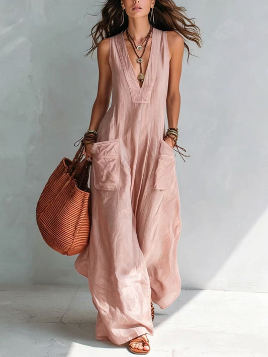 Marika | Mouwloze jumpsuit
