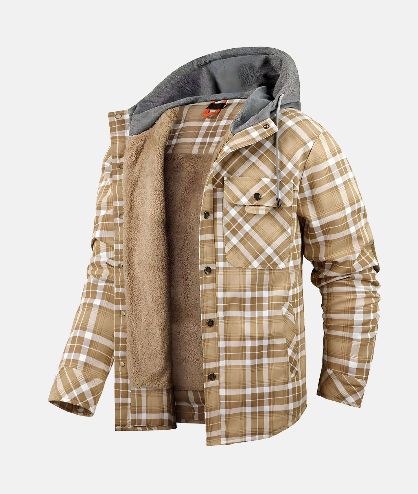 Jack™ | Ternet flanneljakke