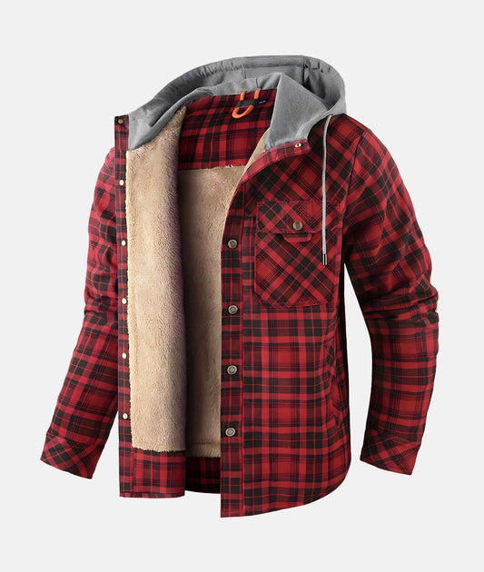 Jack™ | Ternet flanneljakke