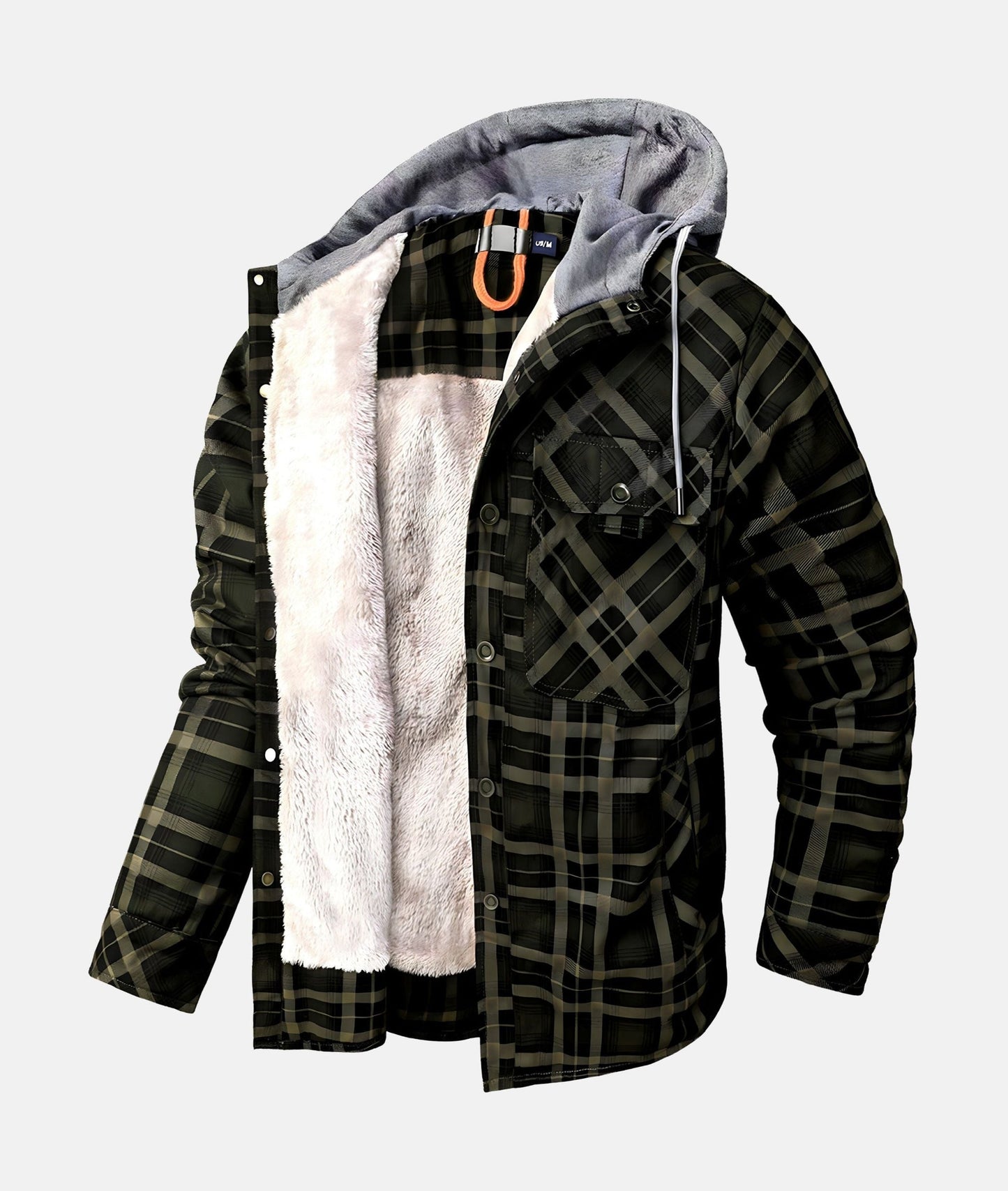 Jack™ | Ternet flanneljakke