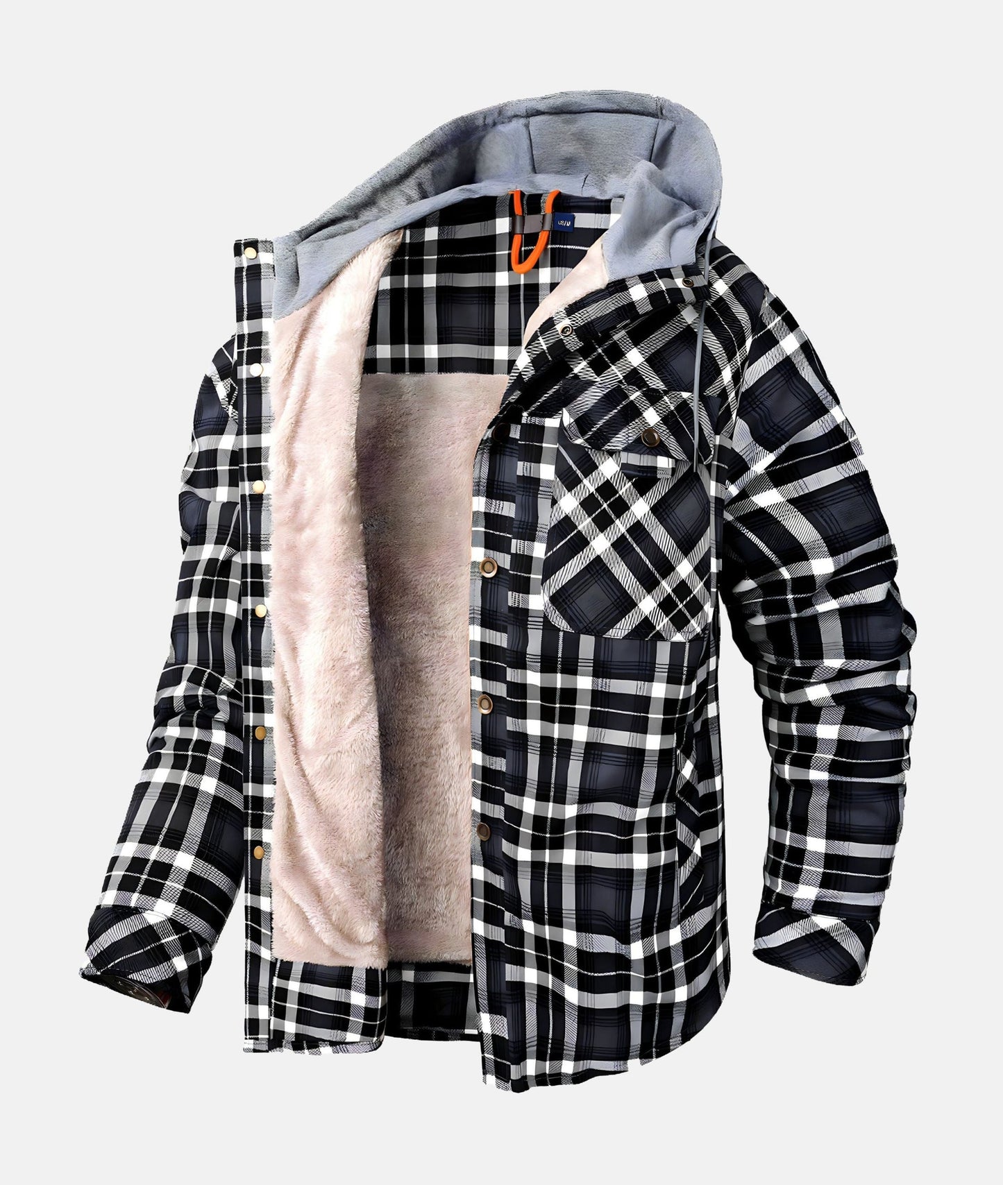 Jack™ | Ternet flanneljakke