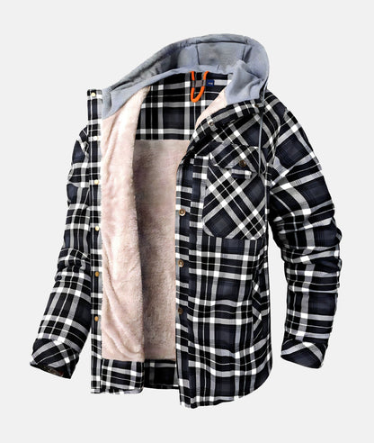 Jack™ | Ternet flanneljakke