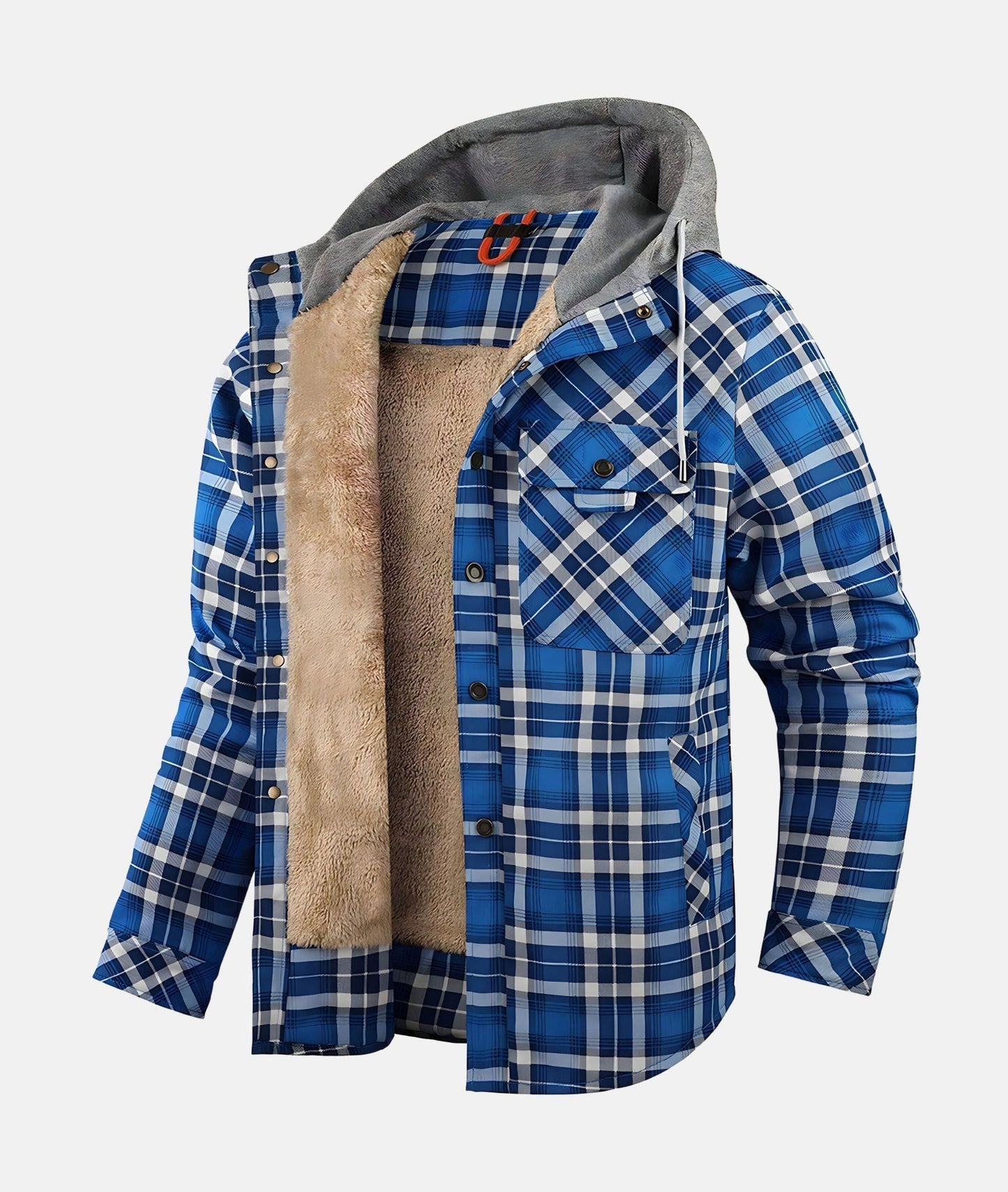 Jack™ | Ternet flanneljakke