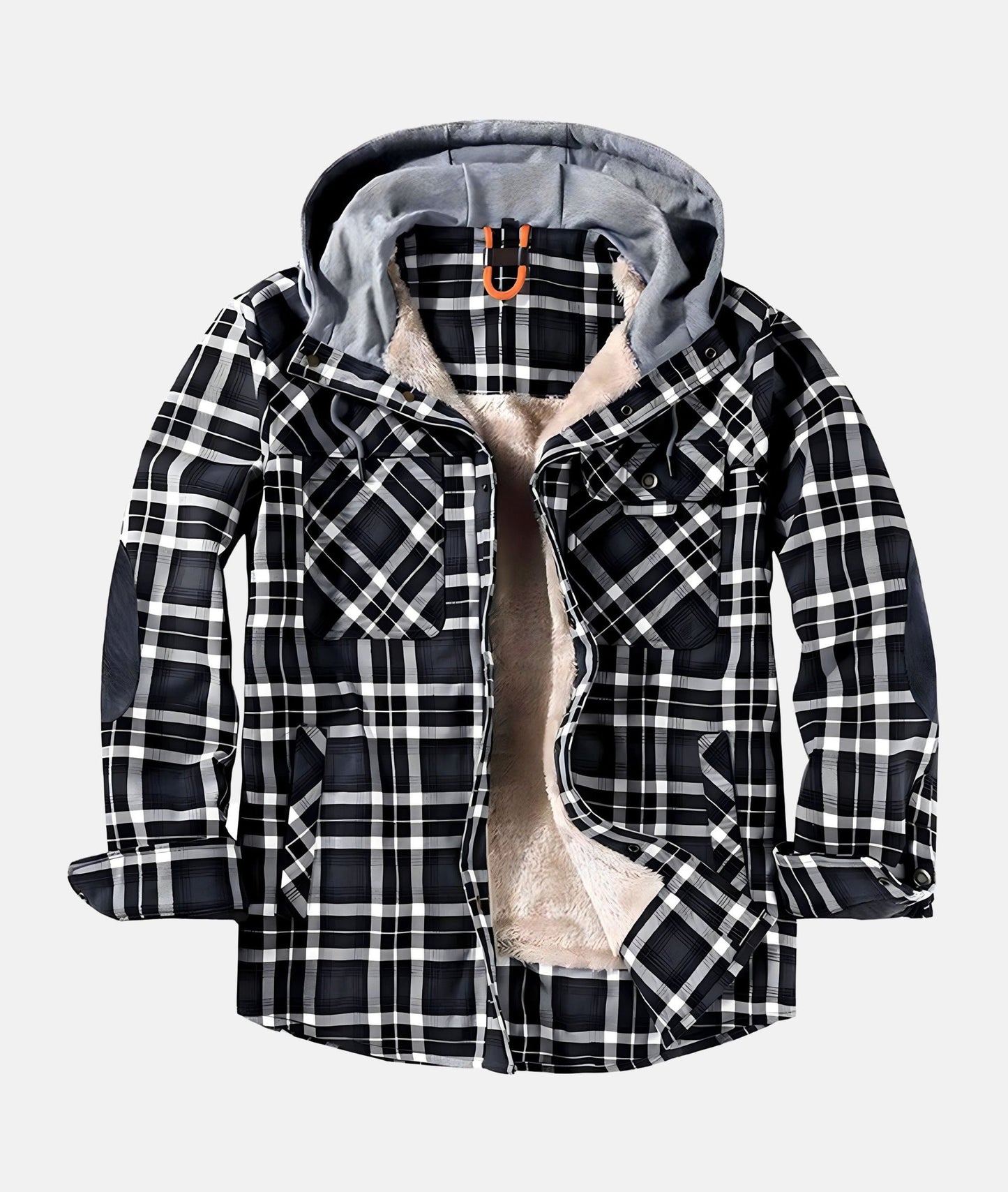 Jack™ | Ternet flanneljakke