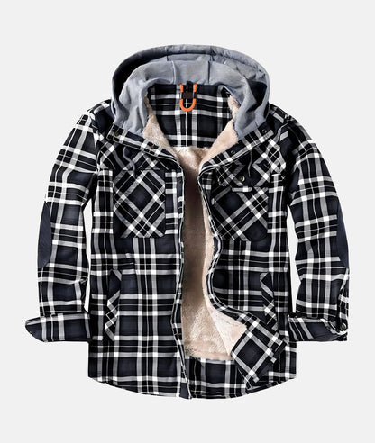Jack™ | Ternet flanneljakke