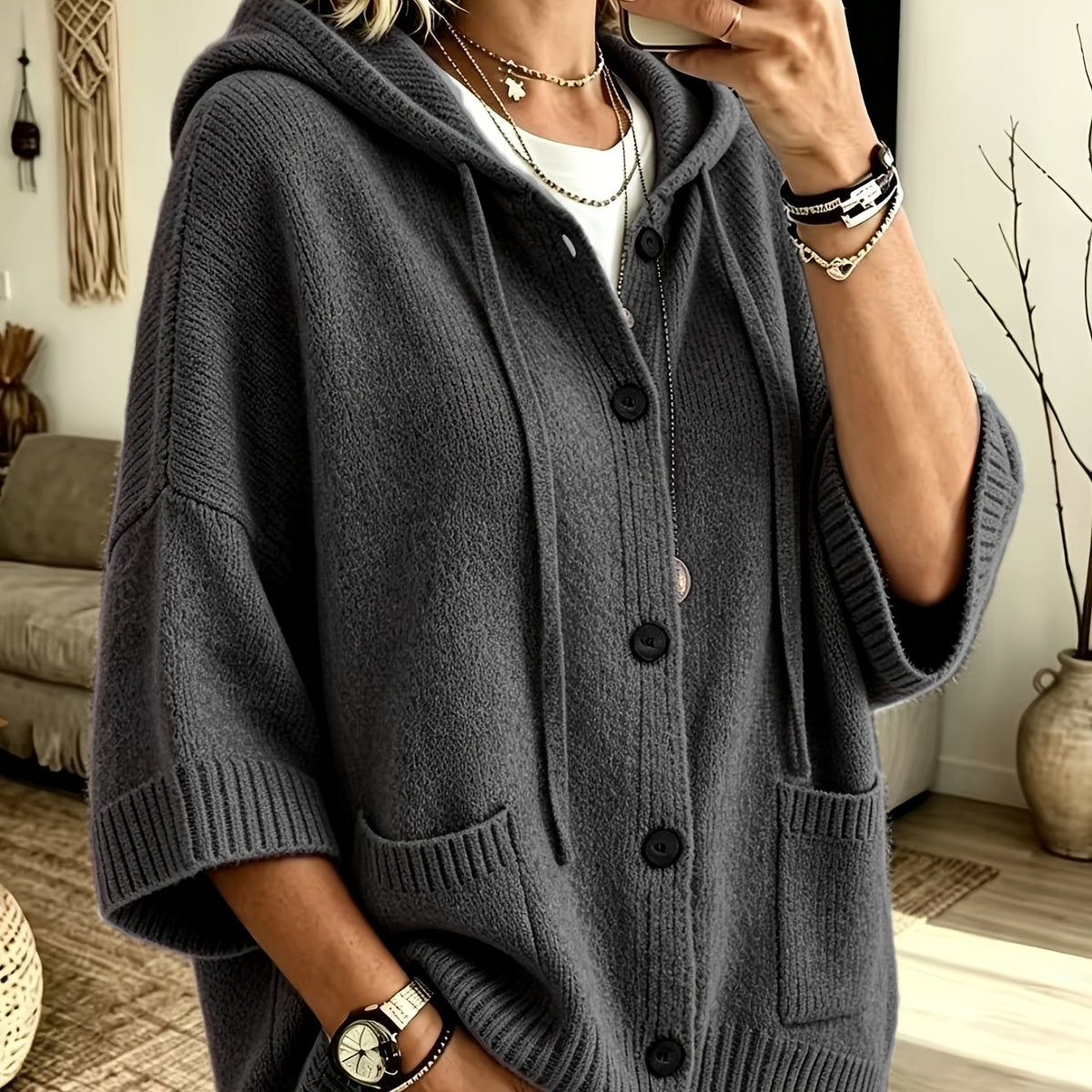 Teresa - merinowollen cardigan
