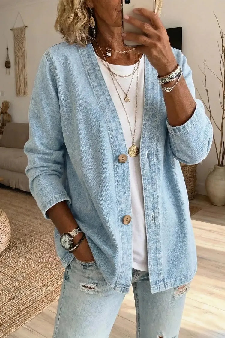 Nicole - denim blouse