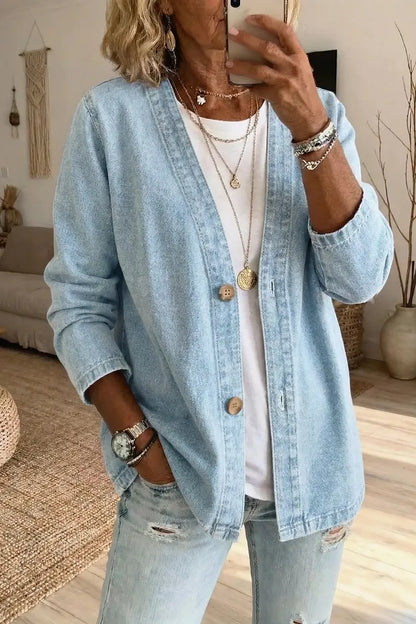 Nicole - denim blouse