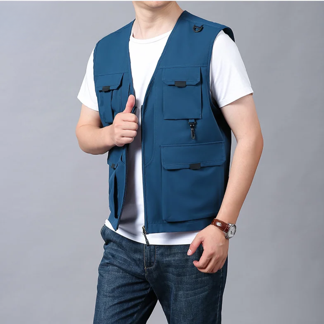 Lenoir™ | Stijlvol en casual cargogilet