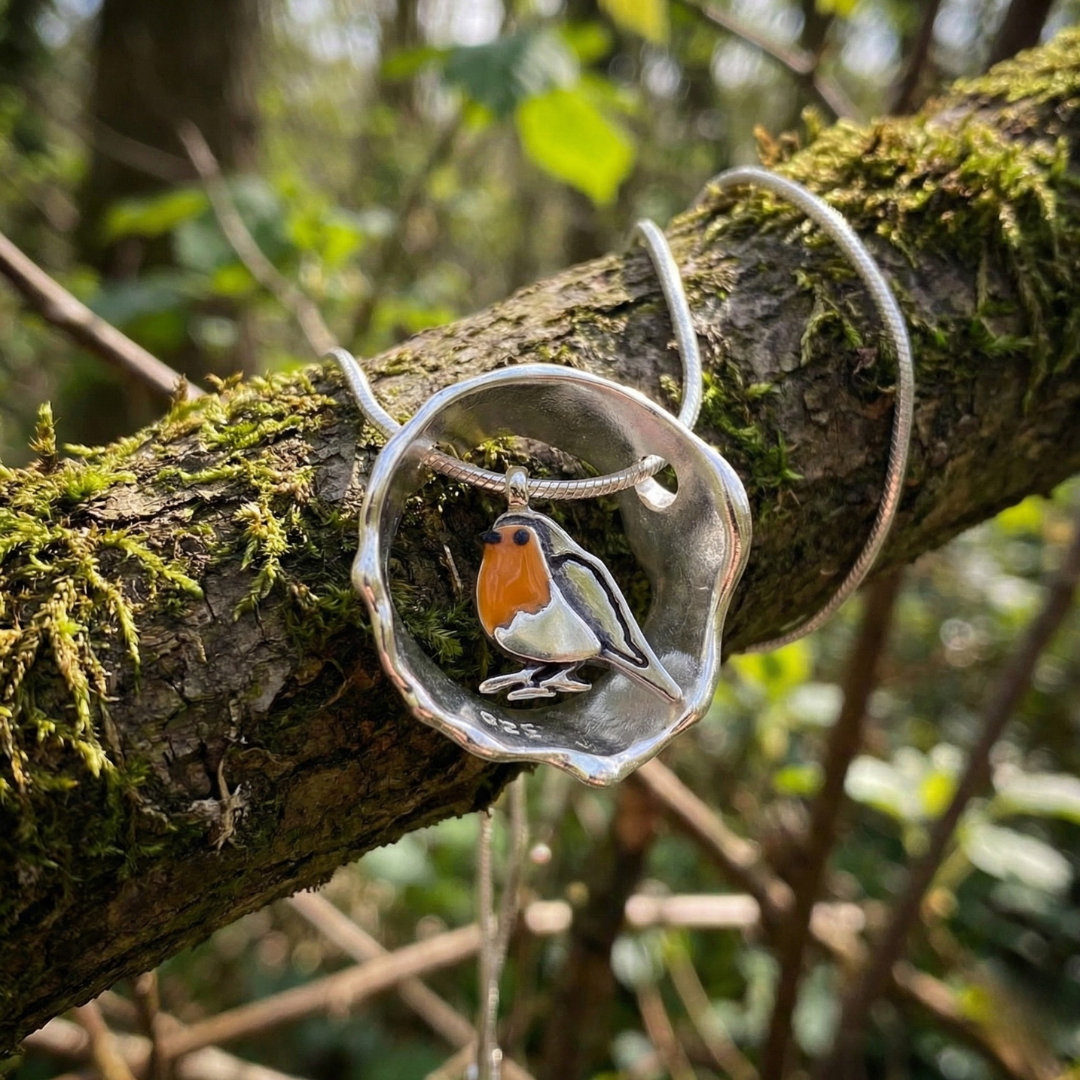 Dames ketting met vogeltje