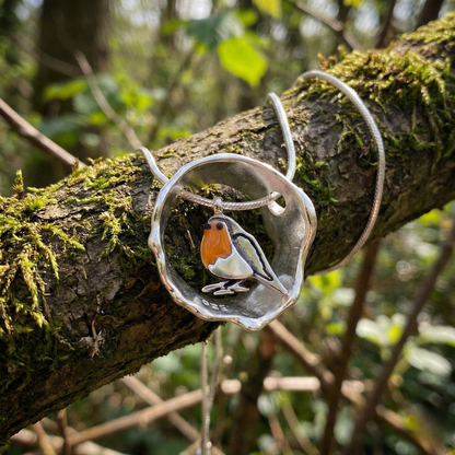 Dames ketting met vogeltje