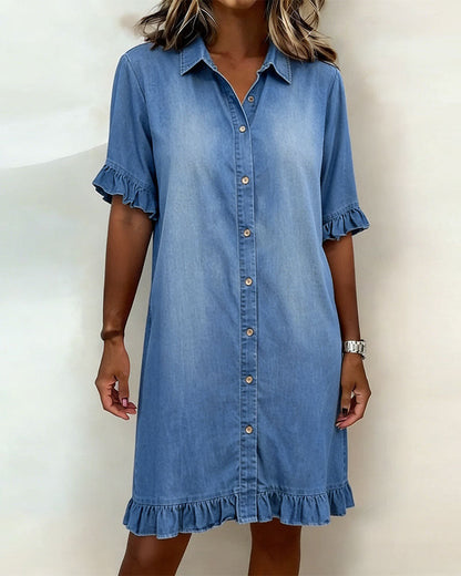 Linea - denim jurk