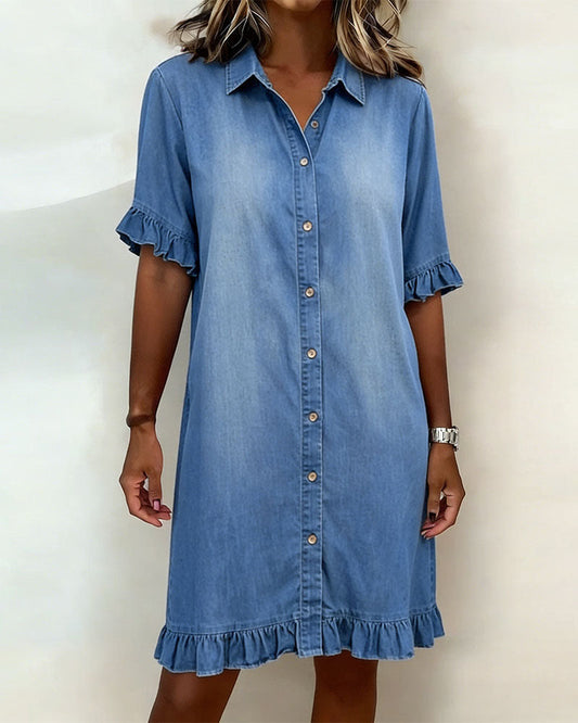 Linea - denim jurk