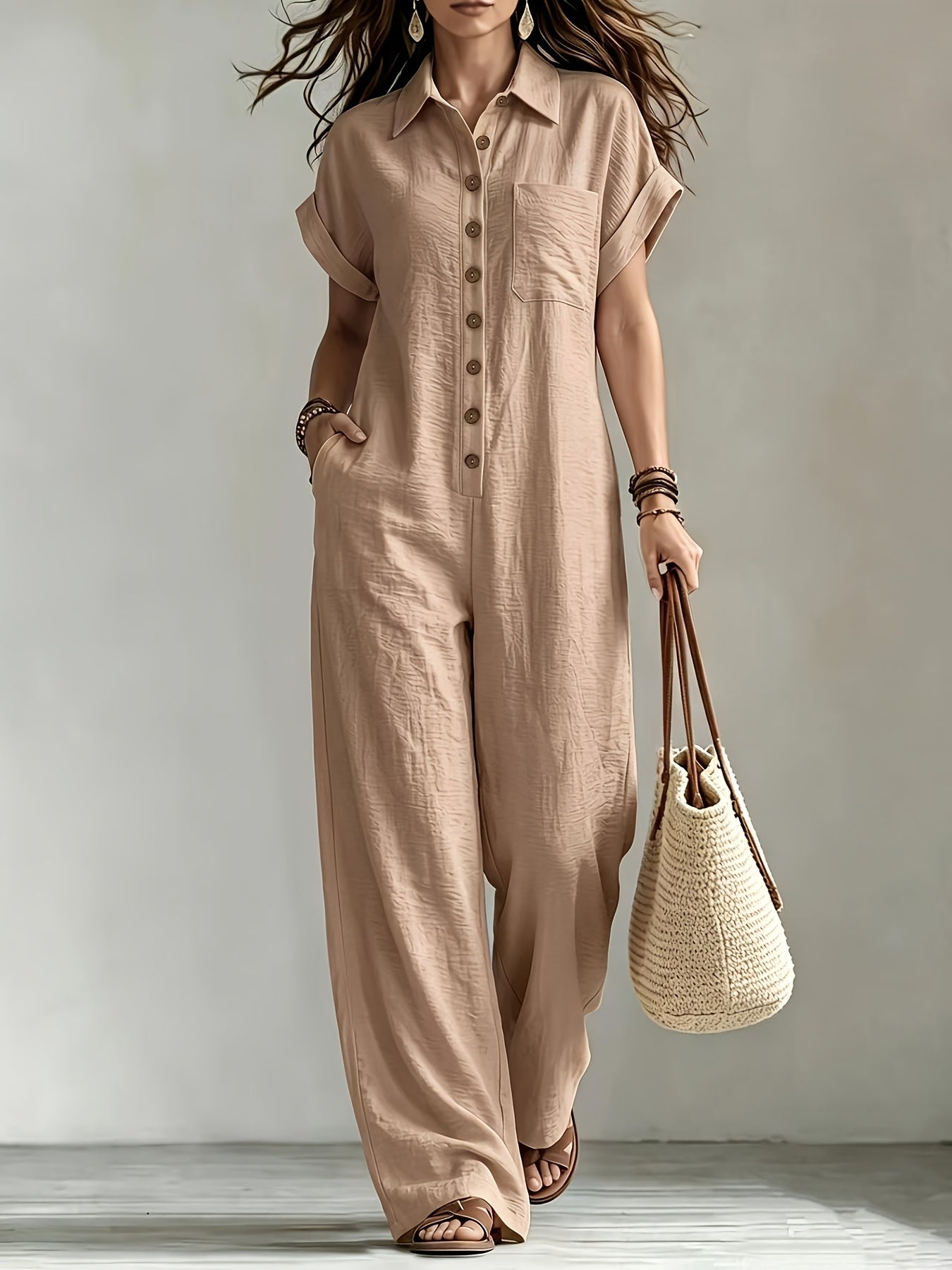 Lisa | linnen jumpsuit