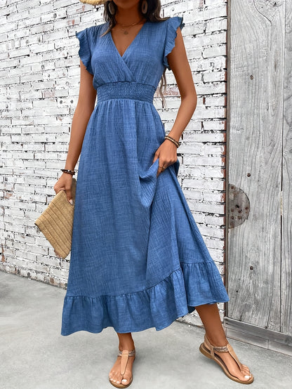 Vanessa - jurk met V-hals