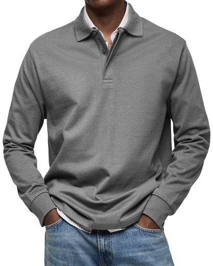 MARCONELLI | poloshirt med lange ærmer