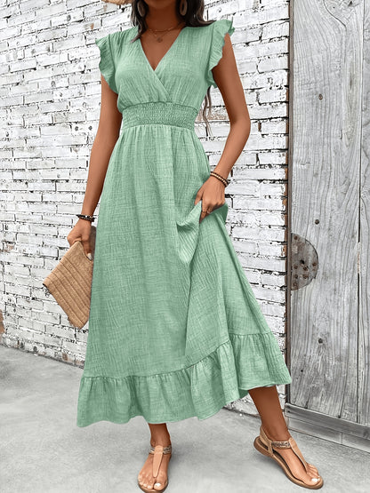Vanessa - jurk met V-hals