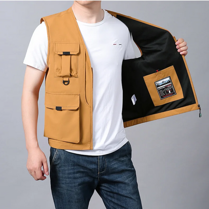 Lenoir™ | Stijlvol en casual cargogilet