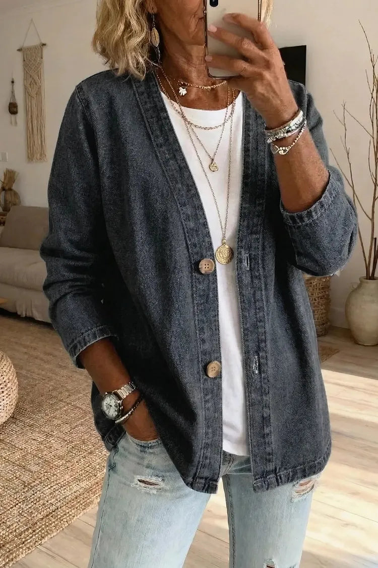 Nicole - denim blouse