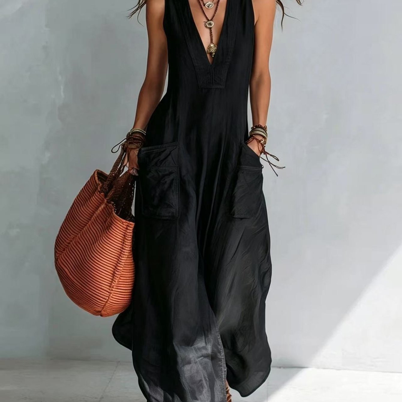 Marika | Mouwloze jumpsuit