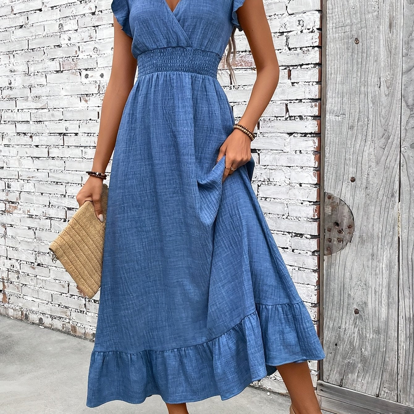 Vanessa - jurk met V-hals