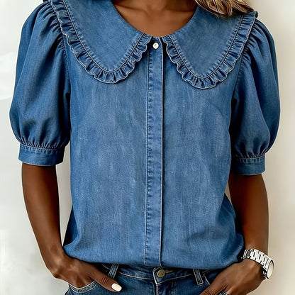 Ambra - denim blouse
