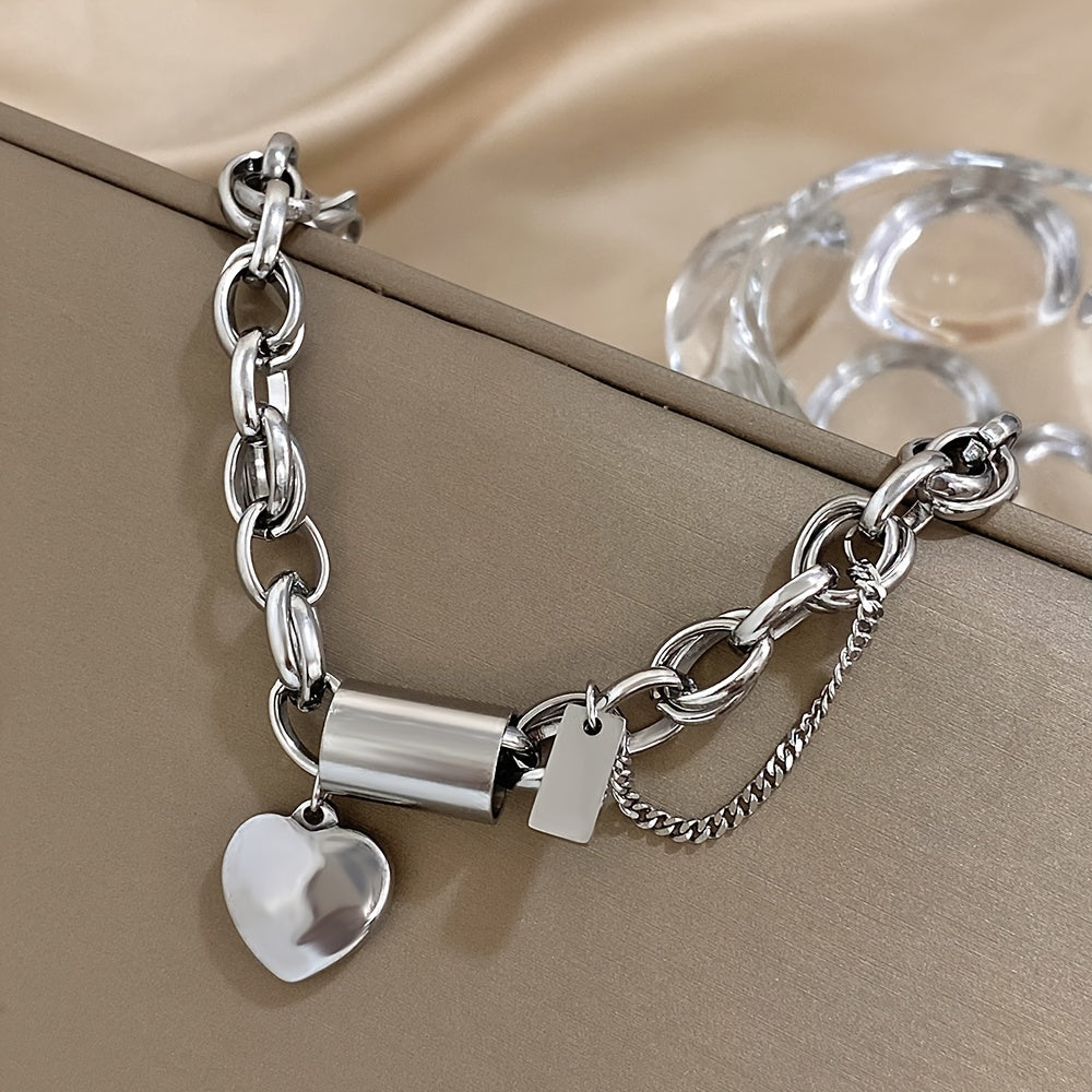 Armband met hartenhanger