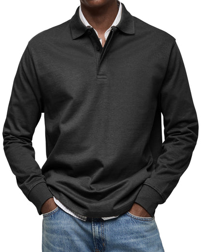 MARCONELLI | poloshirt med lange ærmer
