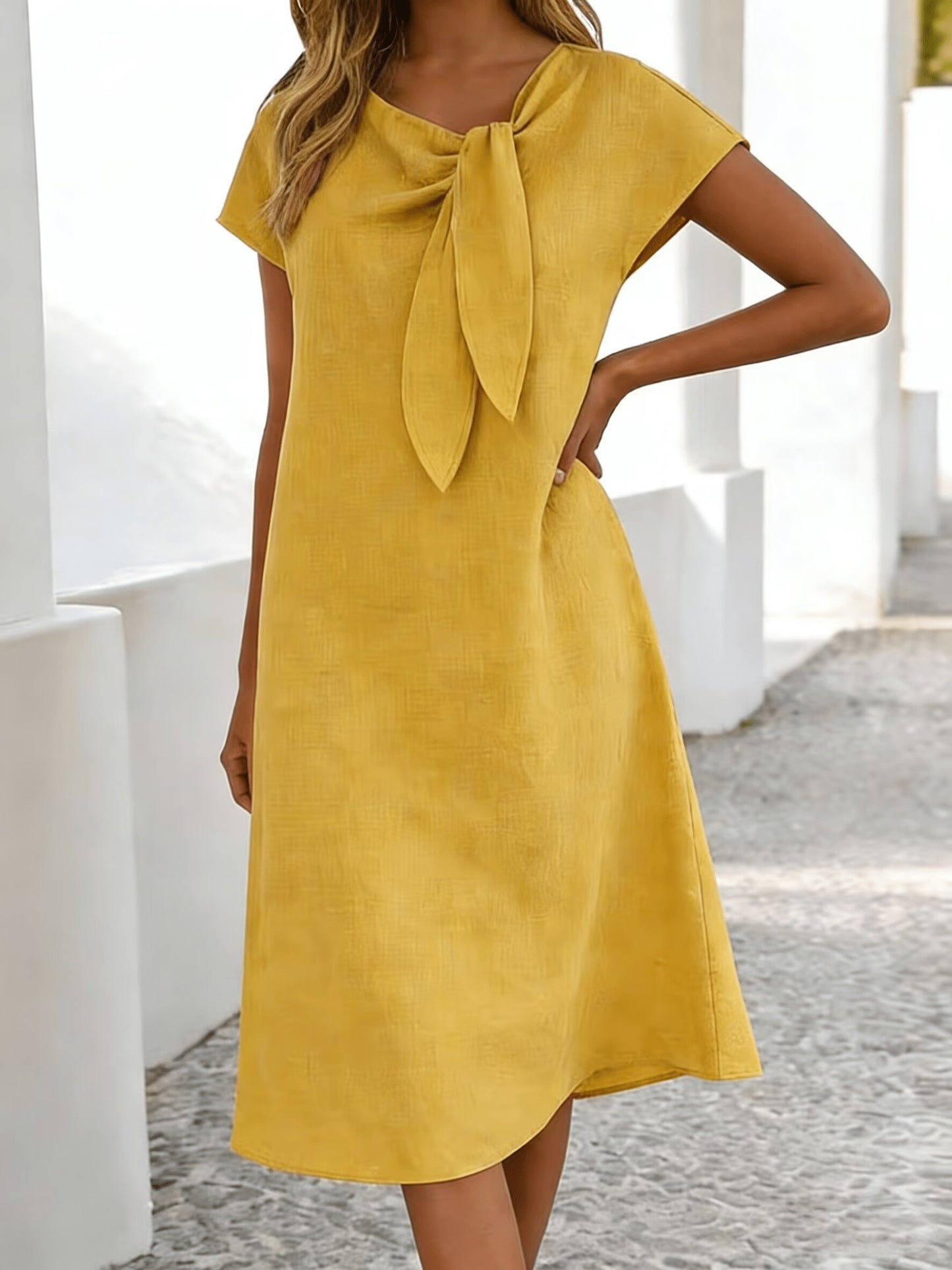 Laura - vestito con fiocco